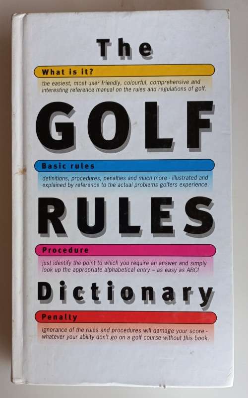 The golf rules dictionary