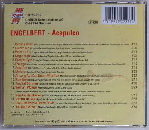 Engelbert - Acapulco cd