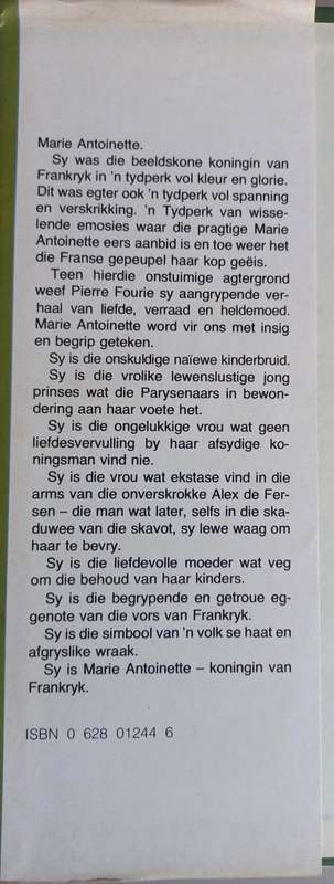 Marie Antoinette deur Pierre Fourie