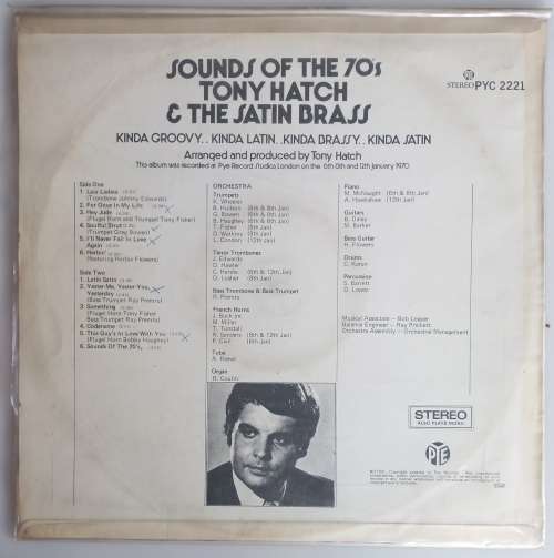Sounds of the 70`s - Tony Hatch and The Satin Brass LP
