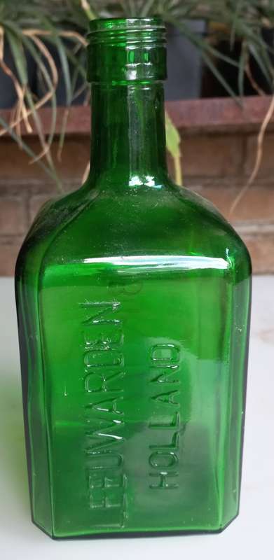 Vintage Leeuwarden Holland P Bokma bottle