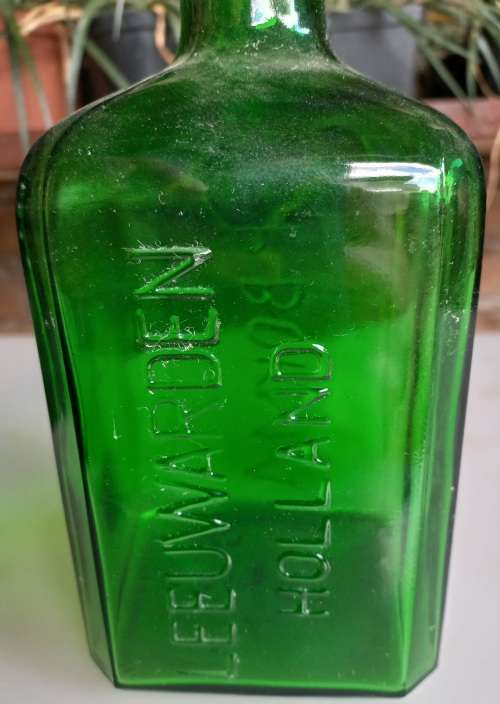 Vintage Leeuwarden Holland P Bokma bottle