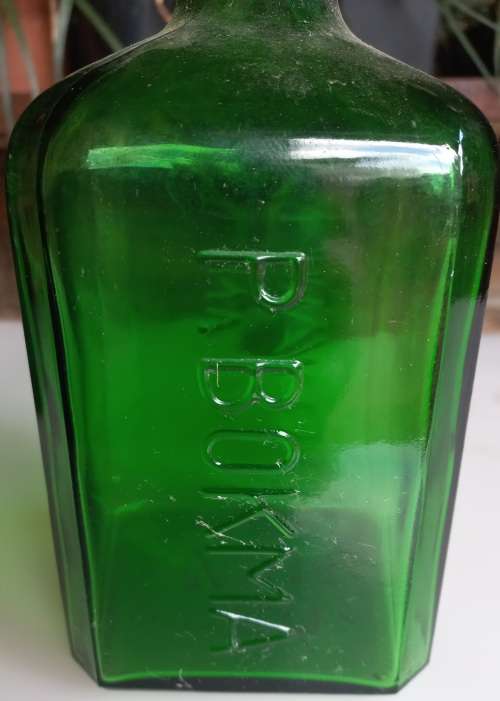 Vintage Leeuwarden Holland P Bokma bottle