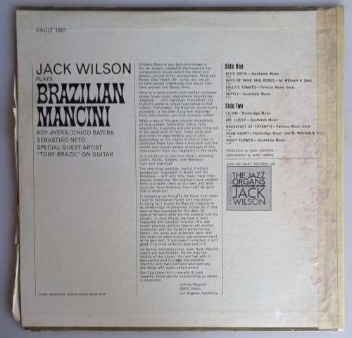 Brazilian Mancini LP