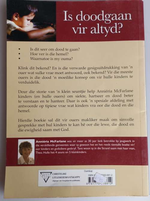 Is doodgaan vir altyd deur Annieria McFarlane