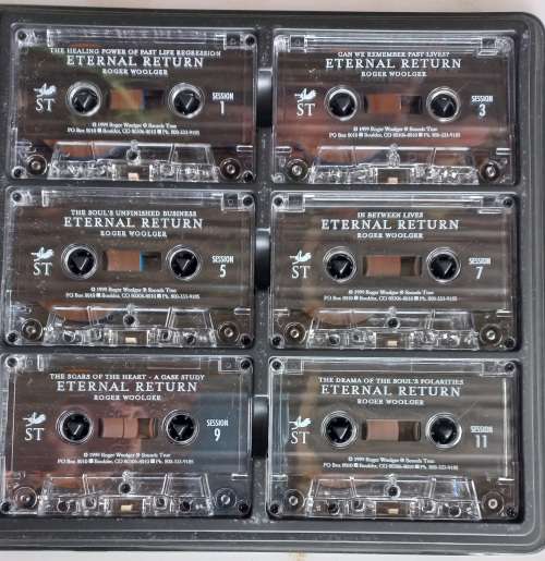 Eternal return (how to remember and heal your past lives) by Roger Woolger 6 x tapes