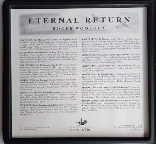 Eternal return (how to remember and heal your past lives) by Roger Woolger 6 x tapes