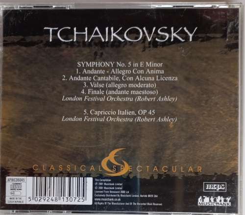 Tchaikovsky classical spectacular cd