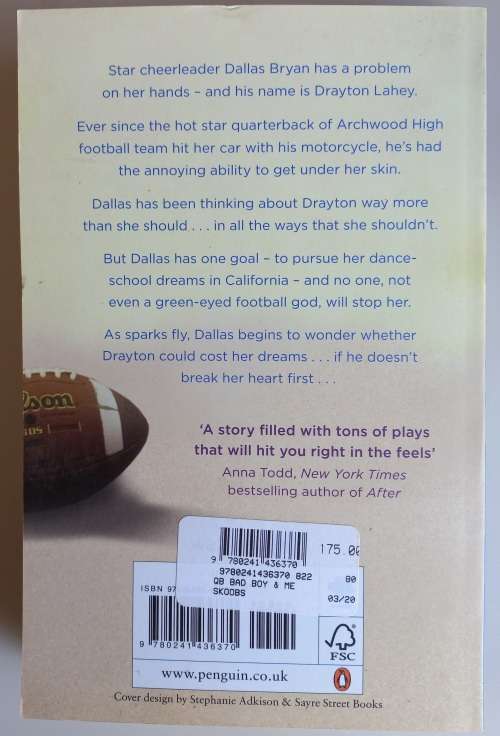 The QB bad boy and me by Tay Marley