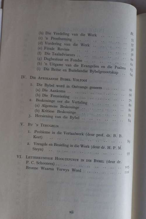 Die Bybel in Afrikaans deur dr JAS Oberholster