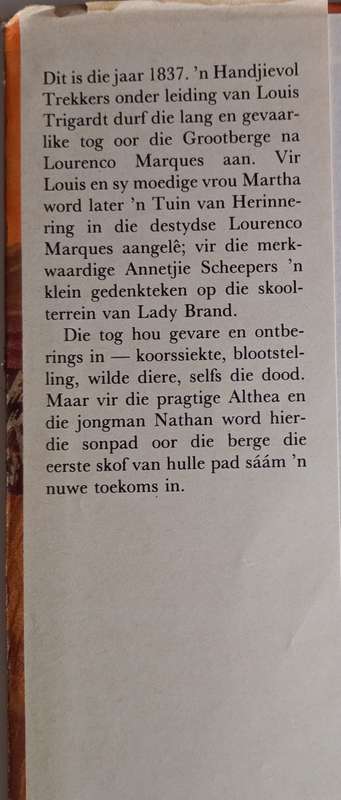 Sonpad oor die berge deur Marie van der Merwe
