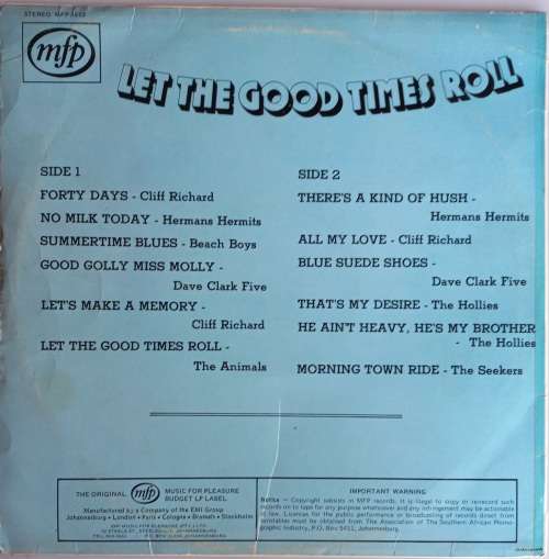 Let the good times roll LP