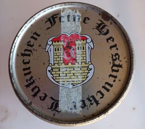 Vintage 5 Stuck feine hersbrucker lebkuchen tin