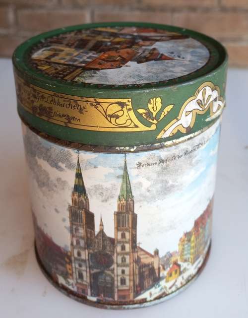 Vintage E Otto Schmidt tin