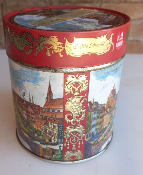 Vintage E Otto Schmidt tin
