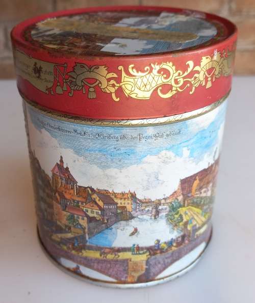 Vintage E Otto Schmidt tin