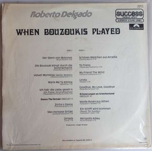 Roberto Delgado - When bouzoukis played LP