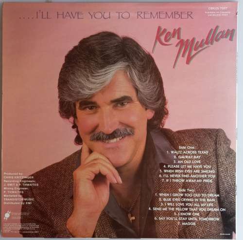 Ken Mullan - When I grow too old to dream LP