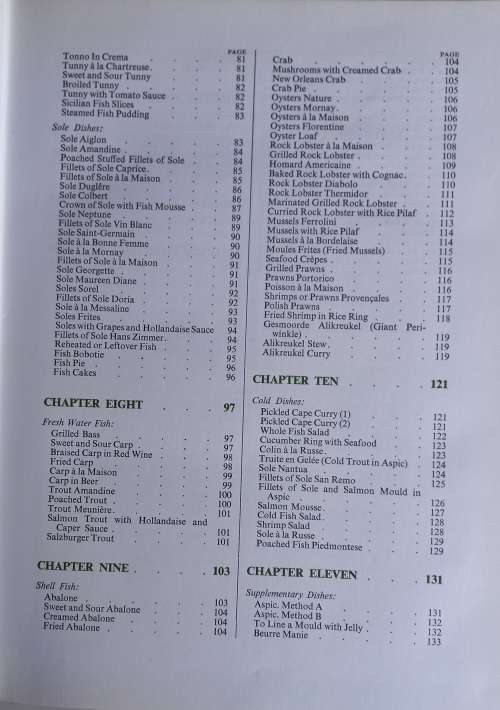 Sea foods of Southern Africa by Lydia Morris