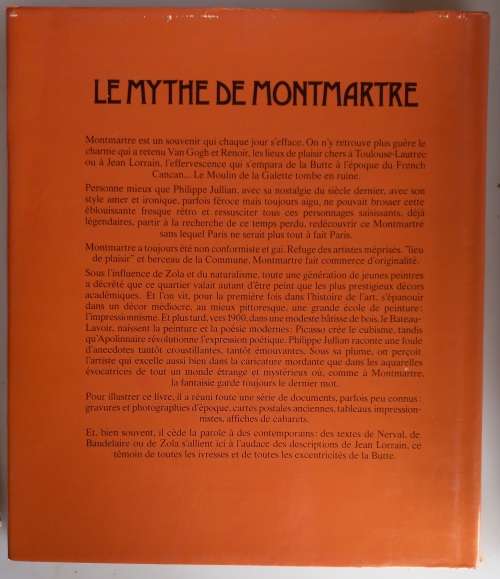 Montmartre by Philippe Jullian *foreign language*