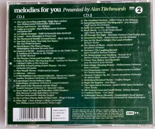 Melodies for you by Alan Titchmarsh 2cd
