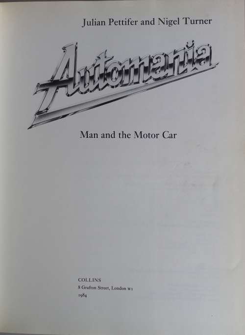 Automania by Julian Pettifer and Nigel Turner