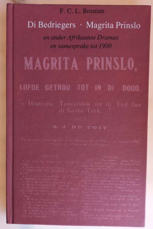 Die bedriegers, Magrita Prinslo deur dr FCL Bosman