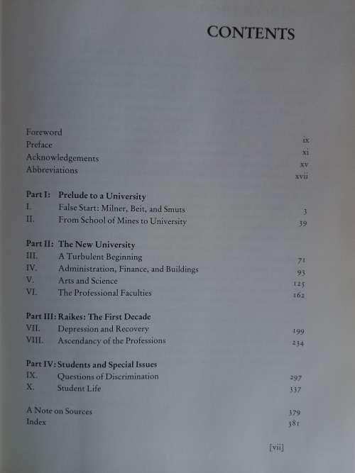 Wits the early years by Bruce K Murray
