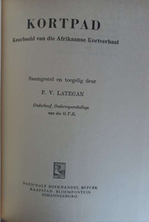 Kortpad deur FV Lategan