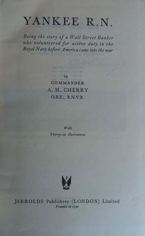Yankee R.N. by Commander A.H. Cherry