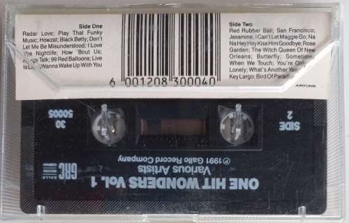 One hit wonders vol 1 tape