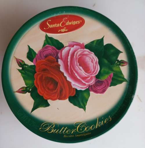 Santa Edwiges butter cookies tin
