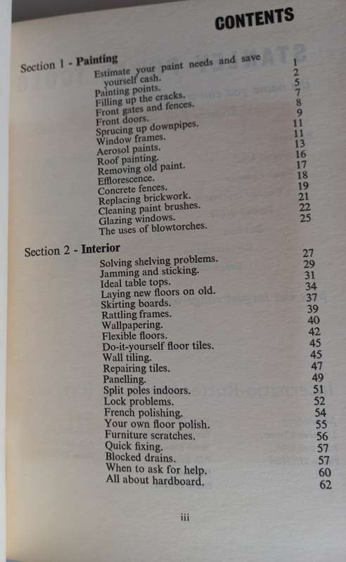 Do-it-yourself handbook