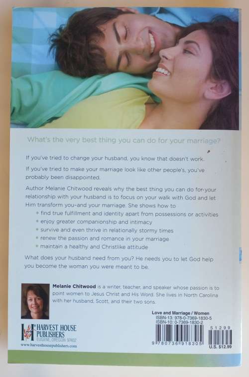 What a husband needs from his wife by Melanie Chitwood