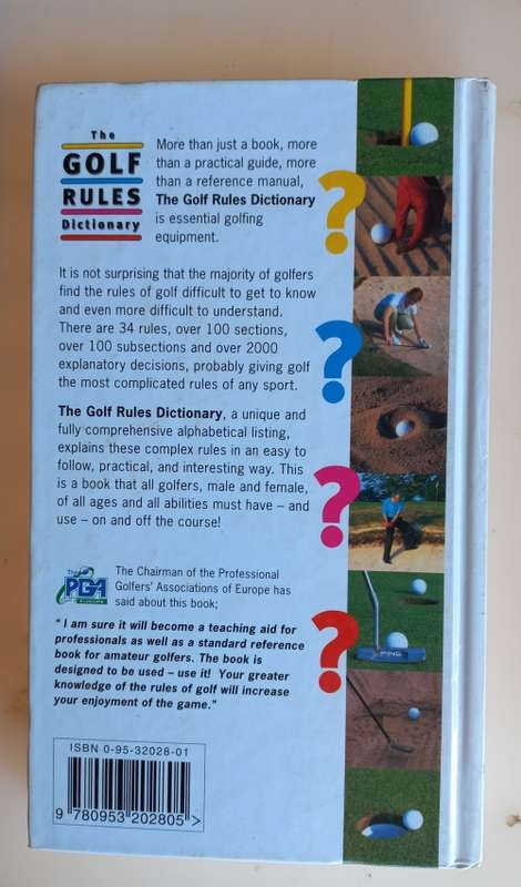 The golf rules dictionary