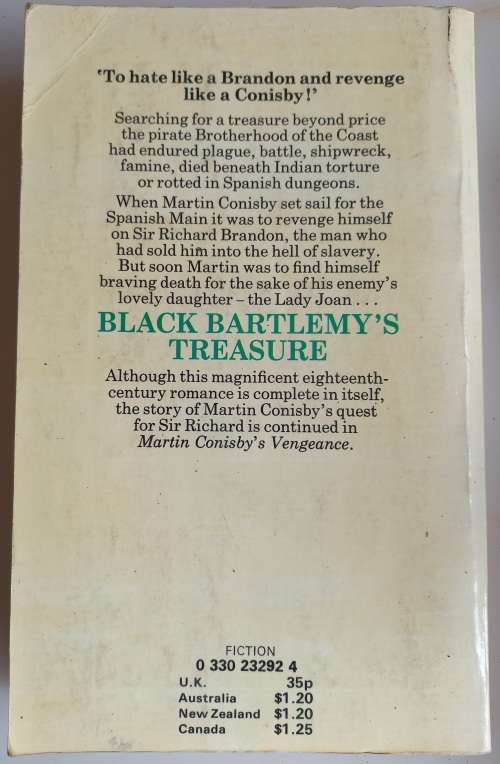 Black Bartlemy`s treasure by Jeffery Farnol