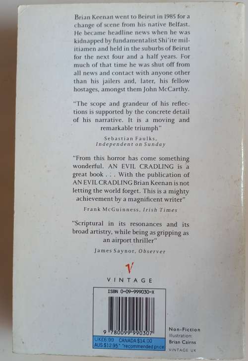 An evil cradling by Brian Keenan