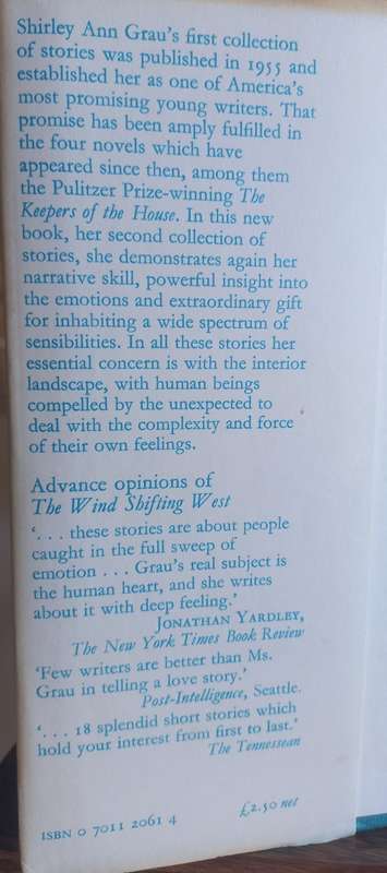 The wind shifting west by Shirley Ann Grau