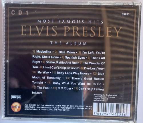 Elvis Presley - The album cd 1