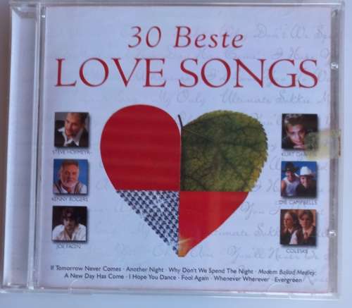 30 Beste love songs cd
