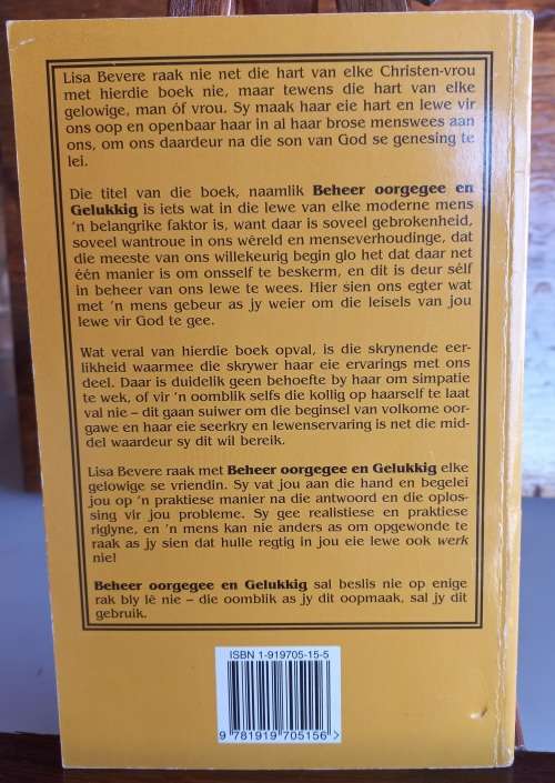 Beheer oorgegee, en gelukkig deur Lisa Bevere