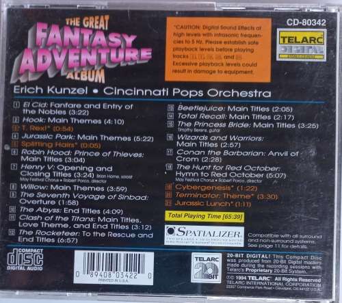 The great fantasy adventure album cd