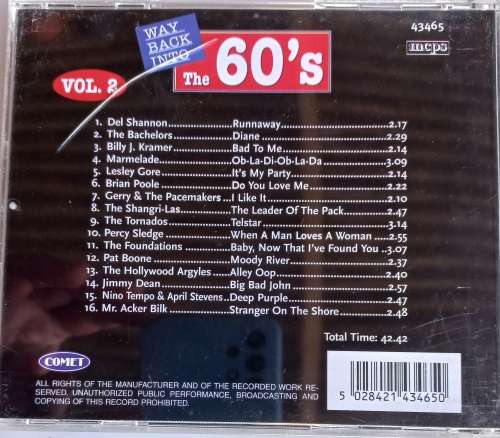 Way back into the 60`s cd