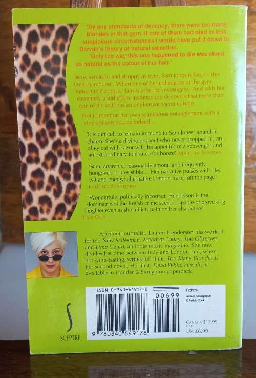Too many blondes by Lauren Henderson