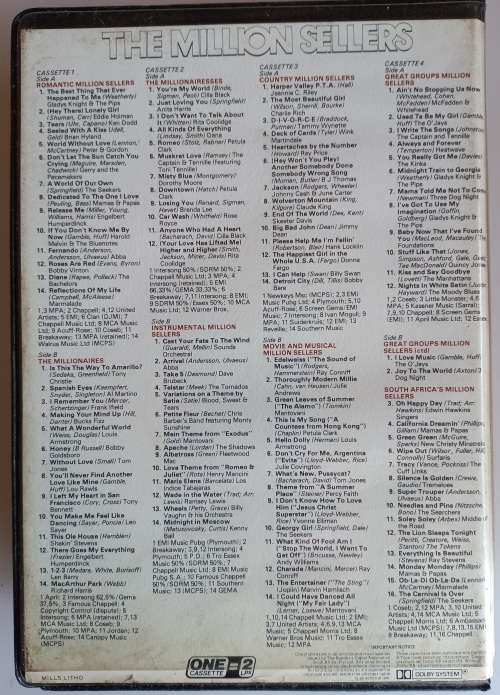 The million sellers - 4 tape box set