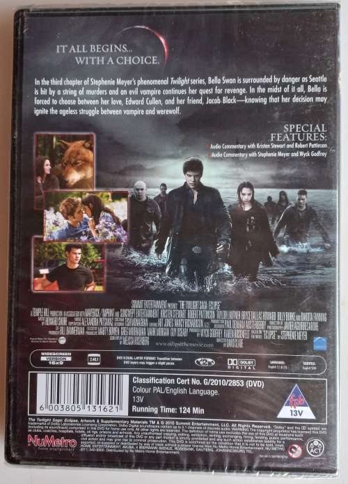 The twilight saga eclipse dvd *sealed*
