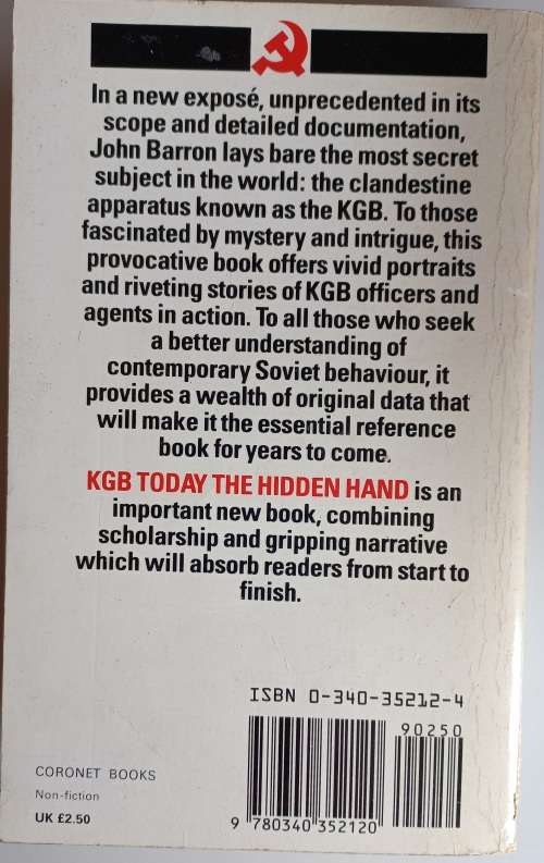 KGB Today by John Barron