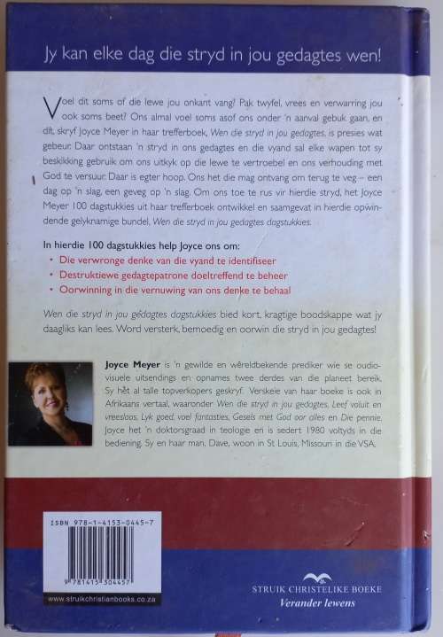 Wen die stryd in jou gedagtes deur Joyce Meyer