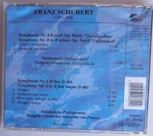 Franz Schubert 1797-1828 cd