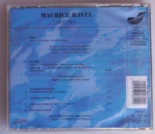 Maurice Ravel 1875-1937 cd